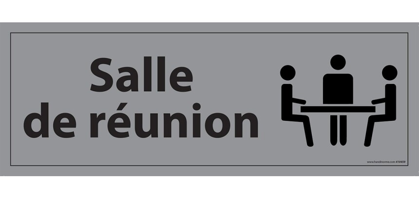 Plaque de porte Salle de réunion