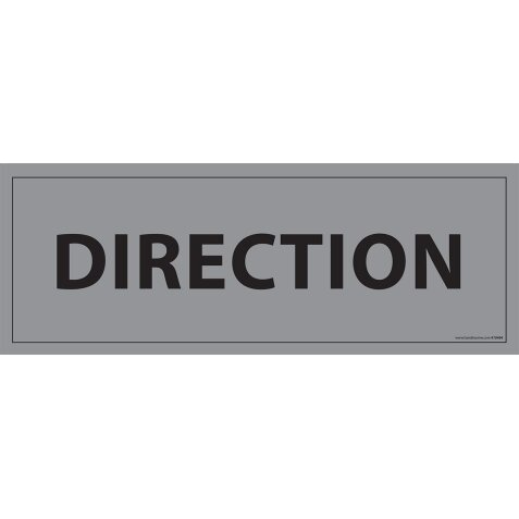 Plaque de porte DIRECTION