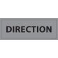 Plaque de porte DIRECTION