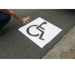 Kit Pochoir Stationnement Handicap ECO