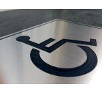 Plaque gravée Picto PMR