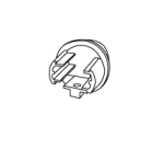 Bouchon rond pour main courante