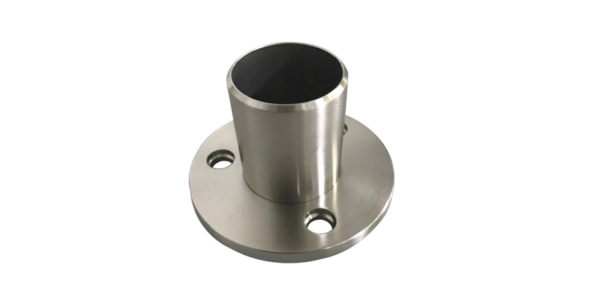 Platine à emboîter pour poteau INOXI