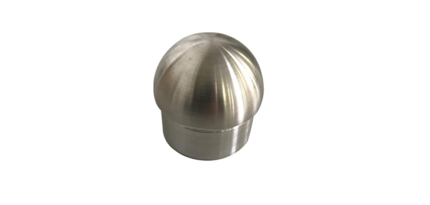 Bouchon demi-rond ou plat pour main courante INOXI