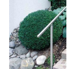 Bouchon demi-rond ou plat pour main courante INOXI