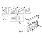 Plaque de porte CLICK SIGN, (L)149 x (H)148,5 mm