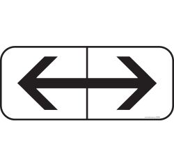 Panonceau d'arrêt et stationnement de part et d'autre