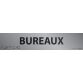 Bureaux - Plaque de porte en braille et relief - 25 x 5cm