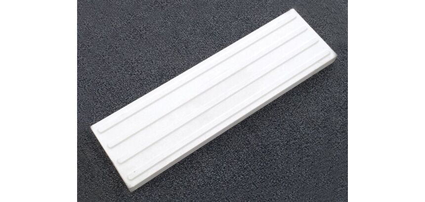 30 bandes d'aide au guidage en béton blanc -PU