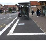 30 bandes d'aide au guidage en béton blanc -PU