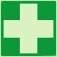 Panneau photoluminescent ISO EN 7010 - Premiers secours - E003