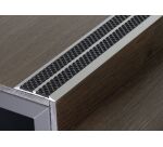 Profil nez de marche plat DOUBLE INSERT - 45 mm