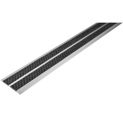 Profil nez de marche plat DOUBLE INSERT - 45 mm