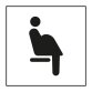 Panneau Siège prioritaire pour femmes enceintes - ISO 7001 en Gravoply