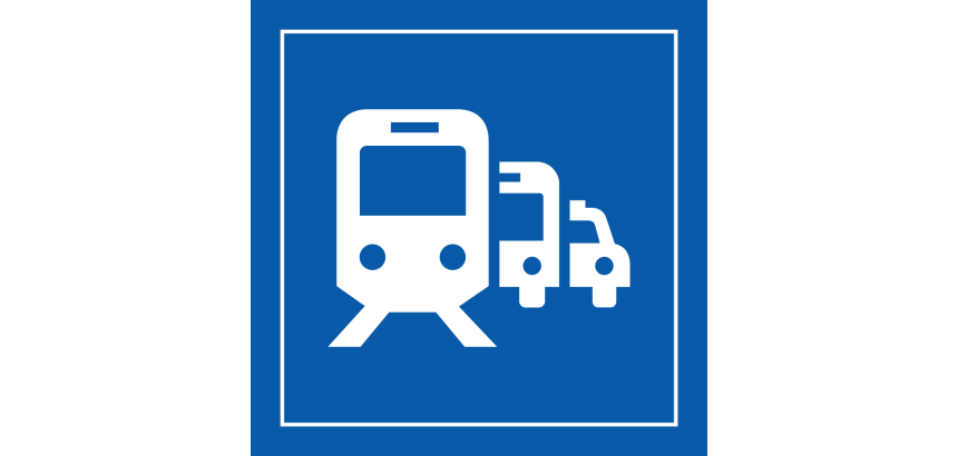 Panneau Pôle de correspondance ou gare routière