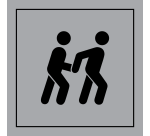 Panneau Accessibilité, assistant personnel disponible - ISO 7001 en Gravoply
