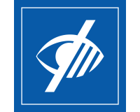Panneau Accessibilité, malvoyant - ISO 7001
