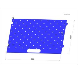 Gabarit pour clous à frapper