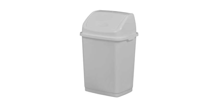 Poubelle pour sanitaires ECO à couvercle basculant