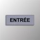 Plaque en relief et braille ENTREE