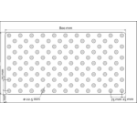 Dalle Podotactile TOLPLOT en Aluminium Anodisé - 800 x 420 mm -Int