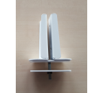 Pince double pour fixation cloison acoustique GARY DESK