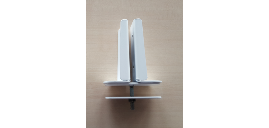 Pince double pour fixation cloison acoustique GARY DESK