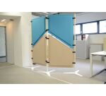 Piètement (base et poteau) pour cloison GARY - FEET