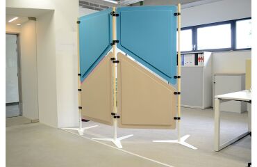 Piètement (base et poteau) pour cloison GARY - FEET