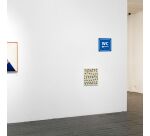 Panneau relief et braille - WC, flèche Gauche