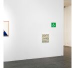 Panneau en PVC - Symbole PMR - 150 x 150 mm