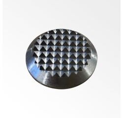 Plot Podotactile Antidérapant en Inox Effet Diamant