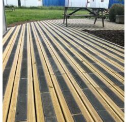 Plaque antidérapante spéciale sol en bois