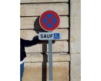 Kit Panneau de Stationnement pour PMR EUROP - Recto/Verso