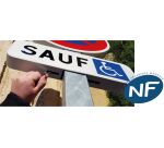 Kit Panneau de Stationnement pour PMR EUROP - Recto/Verso