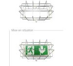 Grille de protection pour bloc autonome évacuation BAES