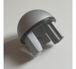 Bouchon rond pour main courante intérieure MALI en aluminium anodisé