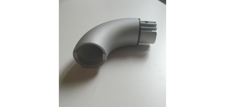 Angle interne-externe 90° pour main courante intérieure MALI en aluminium anodisé