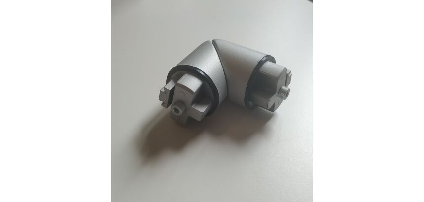 Angle de 80° à 180 ° pour Main Courante Intérieure MALI en Aluminium Anodisé