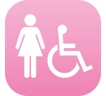 Plaque en Plexiglas PLEXI - Femme + PMR