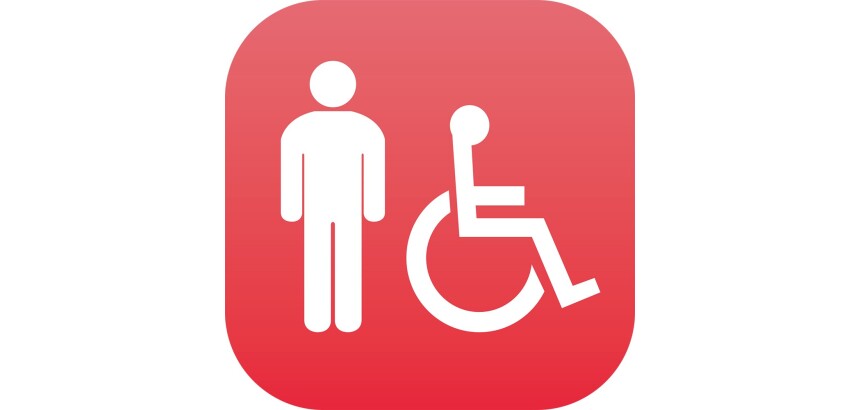 Plaque en Plexiglas PLEXI - Homme + PMR