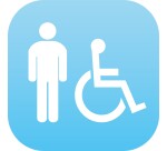 Plaque en Plexiglas PLEXI - Homme + PMR