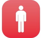 Plaque PLEXI Homme - 120 x 120 mm