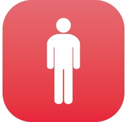 Plaque PLEXI Homme - 120 x 120 mm