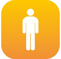 Plaque PLEXI Homme - 120 x 120 mm