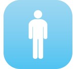 Plaque PLEXI Homme - 120 x 120 mm