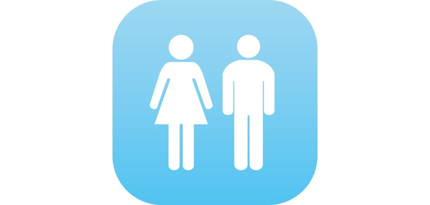 Plaque PLEXI Mixte Homme/Femme - 120 x 120 mm