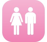 Plaque PLEXI Mixte Homme/Femme - 120 x 120 mm