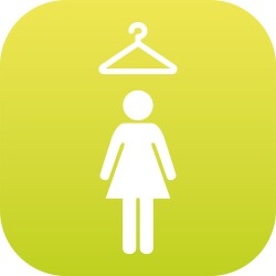 Plaque en Plexiglas PLEXI - Vestiaire Femme