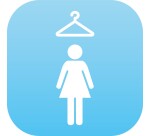 Plaque en Plexiglas PLEXI - Vestiaire Femme